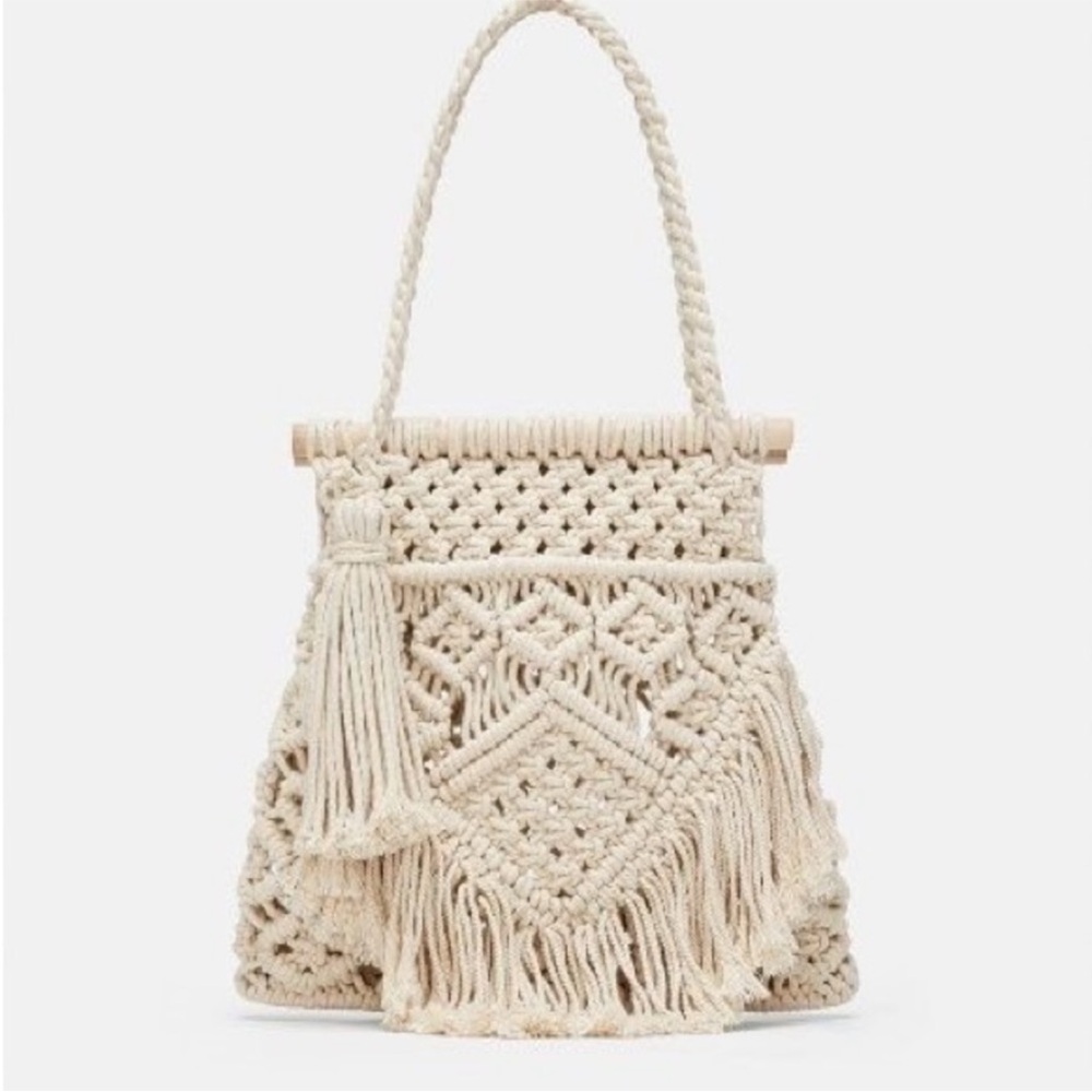 ZARA Handmade Macrame Bag
